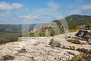 Landscape from a cliff at Siurana