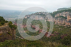 Landscape from a cliff at Siurana