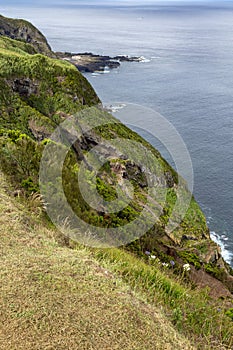 Landscape of cliffs near Varzea