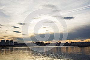 Landscape with clouds 3