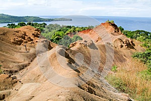 Landscape of the coast at Mayotte island photo