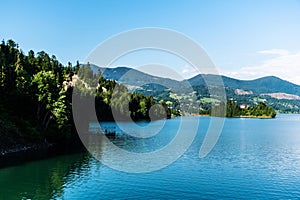 Landscape of Colibita lake