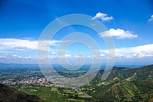 Landscape of of Colombia, Valle del Cauca.