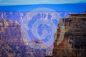 Landscape of Colorado Canyon in United States of America