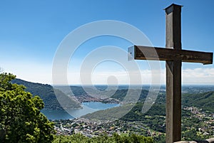 Landscape of Como from Mount Bisbino