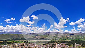 Landscape of Concepcion in Huancayo, Junin, Peru photo