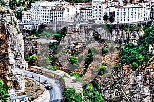 Landscape from Constantine the bridge& x27;s town photo