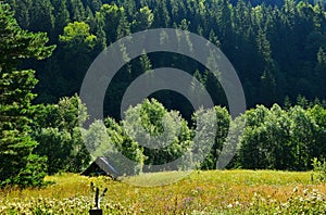 Landscape in contour lighting