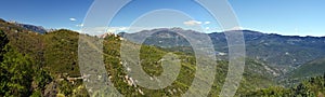 Landscape of Corsican Natural Regional Park around Riventosa village