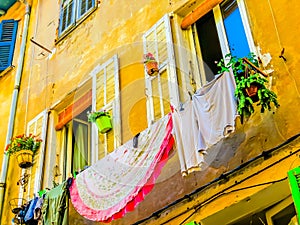 Landscape of the Cote d`Azur, Villefranche-sur-Mer, France