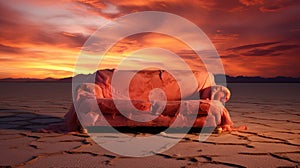 landscape couch on fire