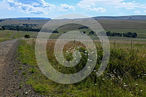 Landscape on the countryside near Hogsback, South Africa