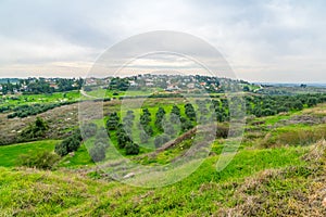 Landscape and countryside from Tel Gezer