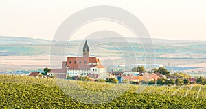 Landscape of czech town Moravia