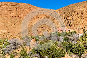 Landscape of Dades Valley in the High Atlas Mountains, Morocco