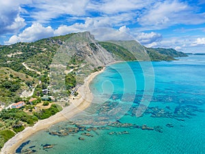 Landscape with Dafni beach, Zakynthos, Greece