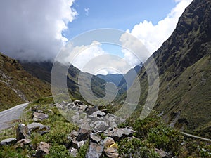 Landscape on the 'Death Road', Mountain Biking in Bolivia