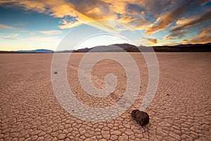 Landscape of Death Valley National Park in California