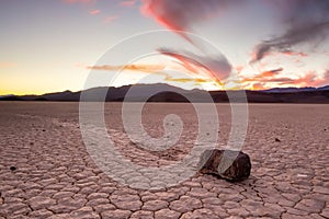 Landscape of Death Valley National Park in California