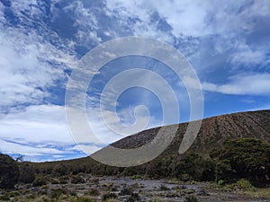 Landscape of dempo mount photo