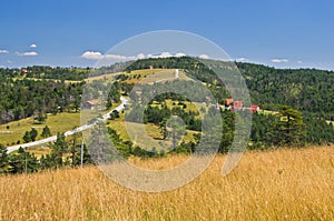 Landscape of Divcibare mountain