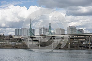 Landscape of Downtown Portland, Oregon