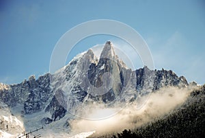 Landscape Dru in Chamonix