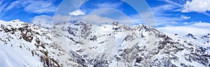 Dufourspitze landscape from Gressoney