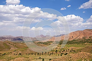 The landscape of eastern mountains and plains of Iran , Khorasan