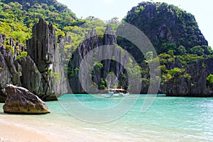 Landscape of El Nido. Palawan island. Philippines.