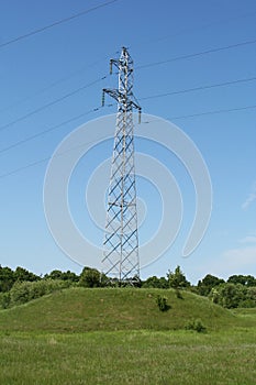 Landscape and electric power line