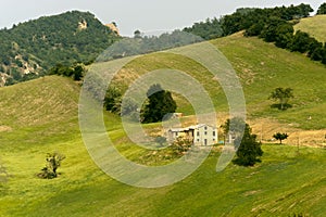 Landscape in Emilia-Romagna (Italy) at summer