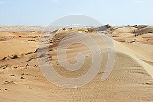 Landscape of Empty Quarter, Rub al Khali Desert