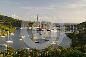 Landscape English Harbor Antigua Caribbean