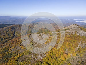 Landscape of Erul mountain near Golemi peak, Bulgaria photo