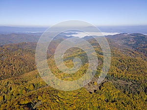 Landscape of Erul mountain near Golemi peak, Bulgaria photo