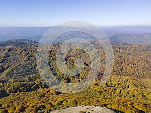 Landscape of Erul mountain near Golemi peak, Bulgaria photo