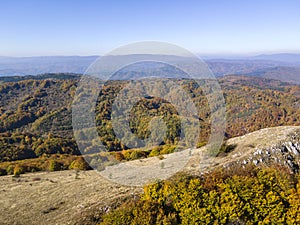 Landscape of Erul mountain near Golemi peak, Bulgaria photo