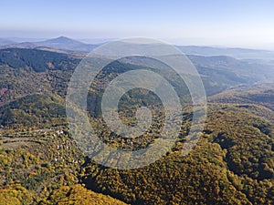 Landscape of Erul mountain near Golemi peak, Bulgaria photo