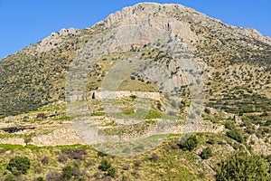 Micenas Fort, Peloponnese, Greece photo