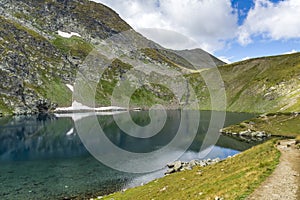 Landscape with The Eye Lake, Rila Mountain,  Bulgaria