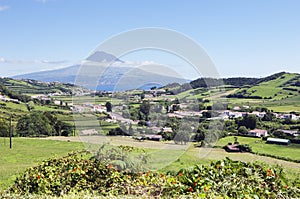 Landscape of Faial, Azores photo