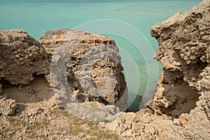 Landscape on Farasan Island in the Jizan Province of Saudi Arabia photo