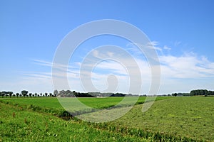 Landscape with farmland