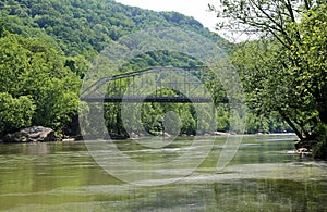 Landscape with Fayette Station bridge