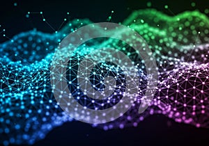 Landscape features a network of interconnected points and lines