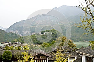 Landscape of fengjie baidi city