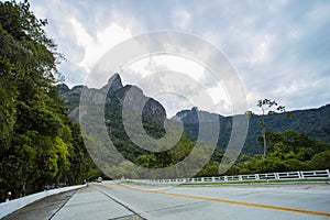 Landscape finger of God. Located near the town of Teresopolis, State of Rio de Janeiro, Brazil photo