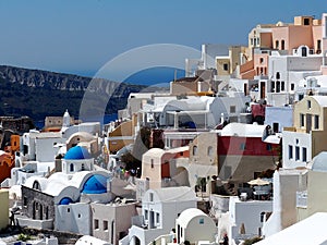 Landscape Of Fira, Santorini Greece