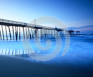 Landscape Fishing Pier North Carolina